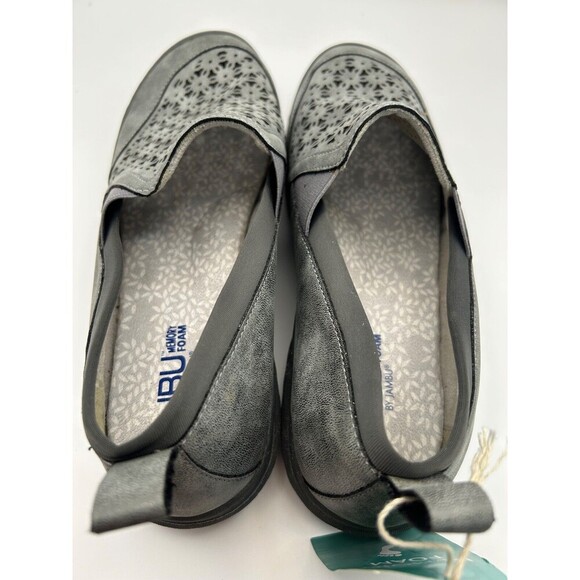 JBU Jambu Shoes Women 11 M BellFlower Slip On Memory Foam Gray Sneakers - Picture 5 of 7